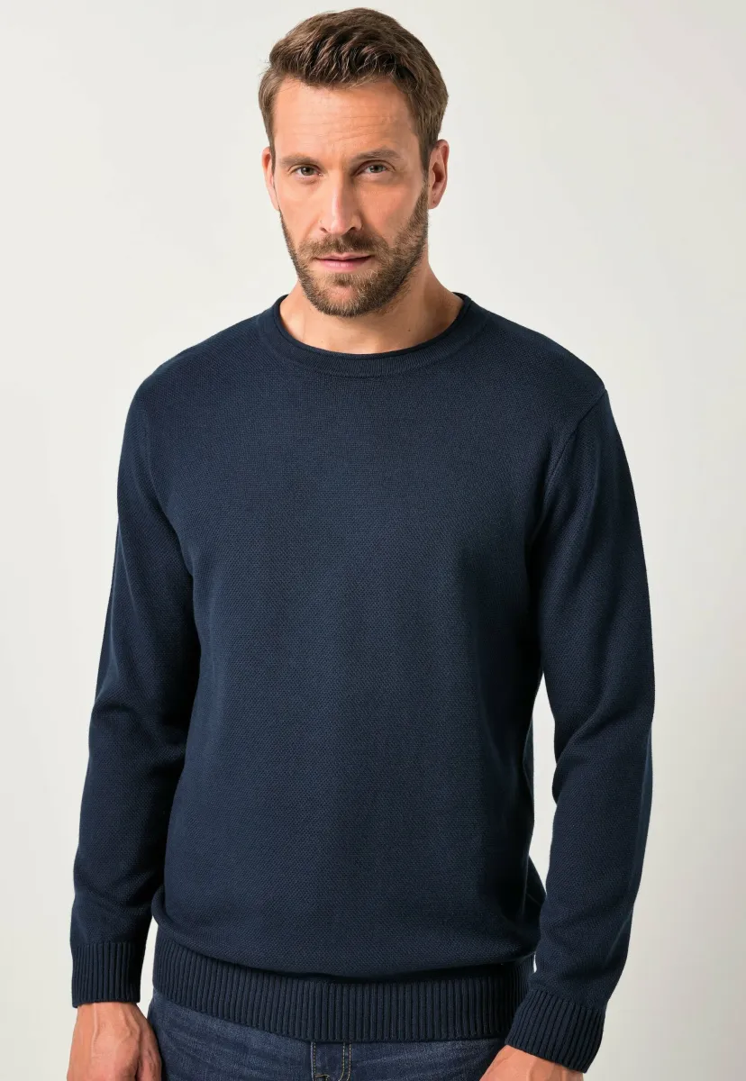 Strickpullover - navy blue