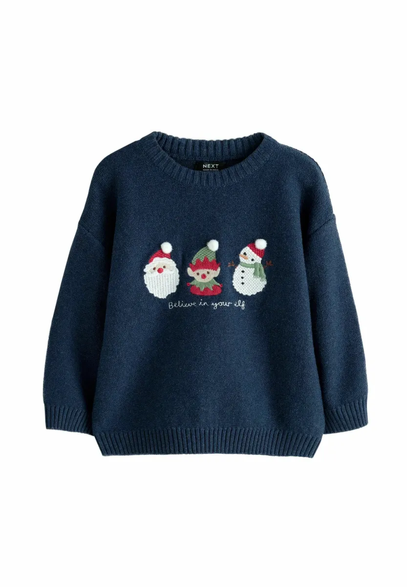 Strickpullover - navy blue