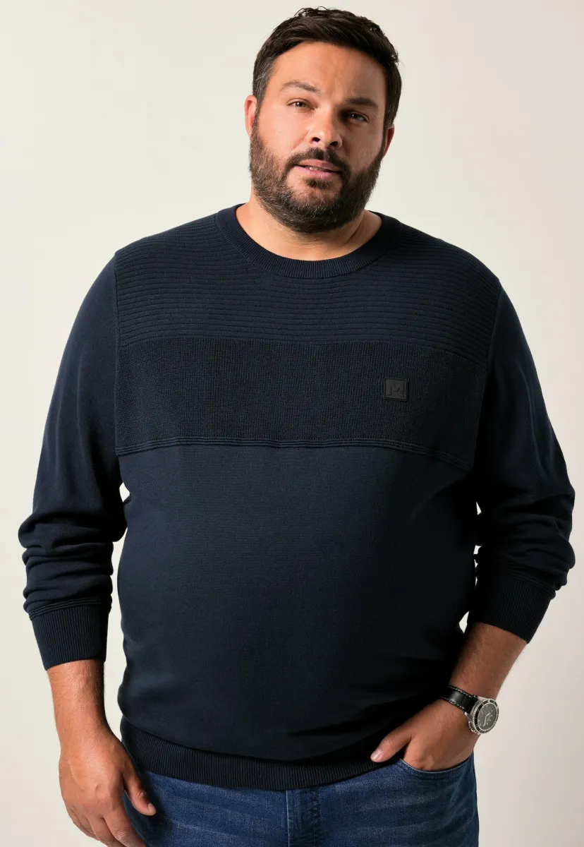 Strickpullover - navy blue
