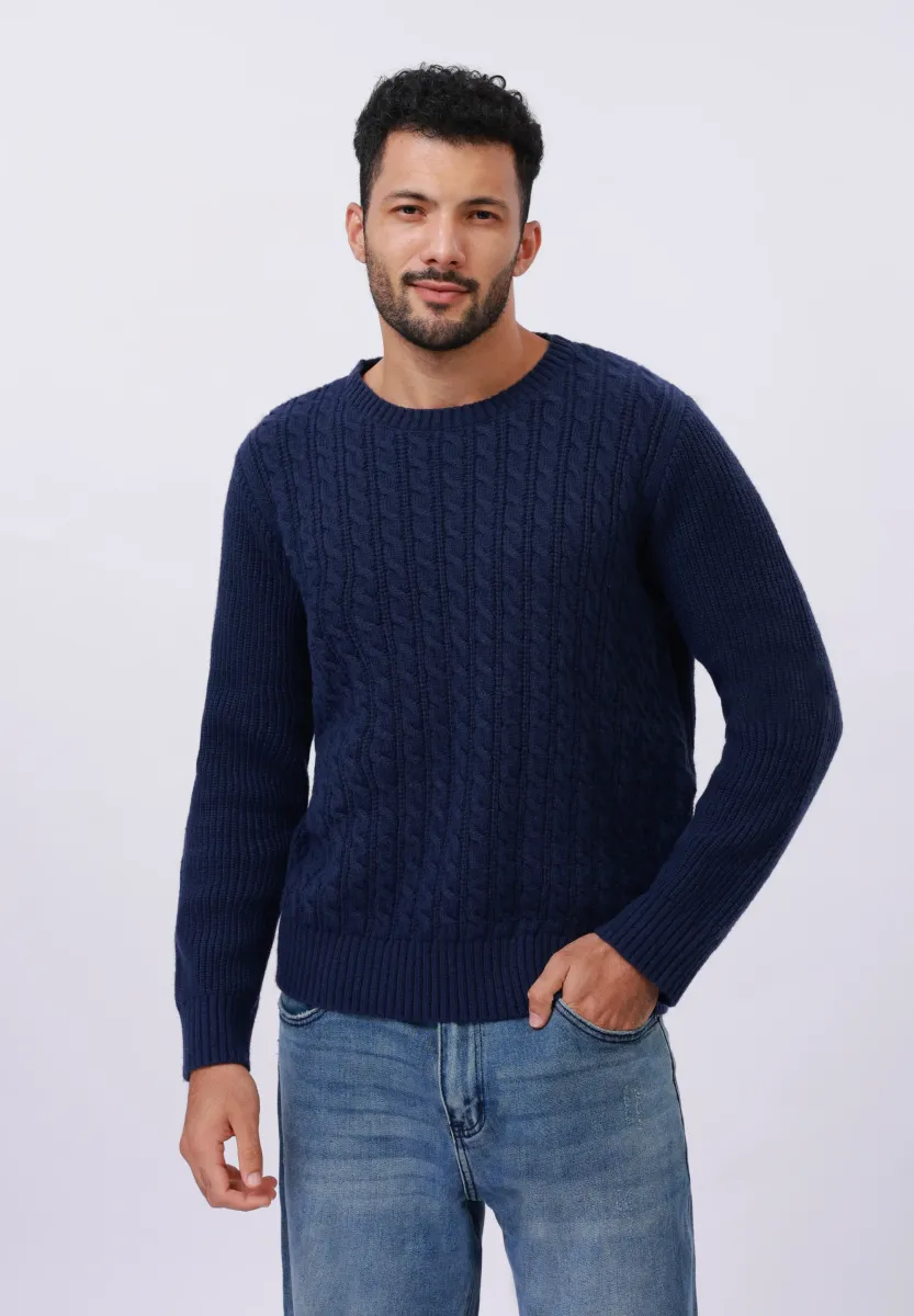 Strickpullover - navy