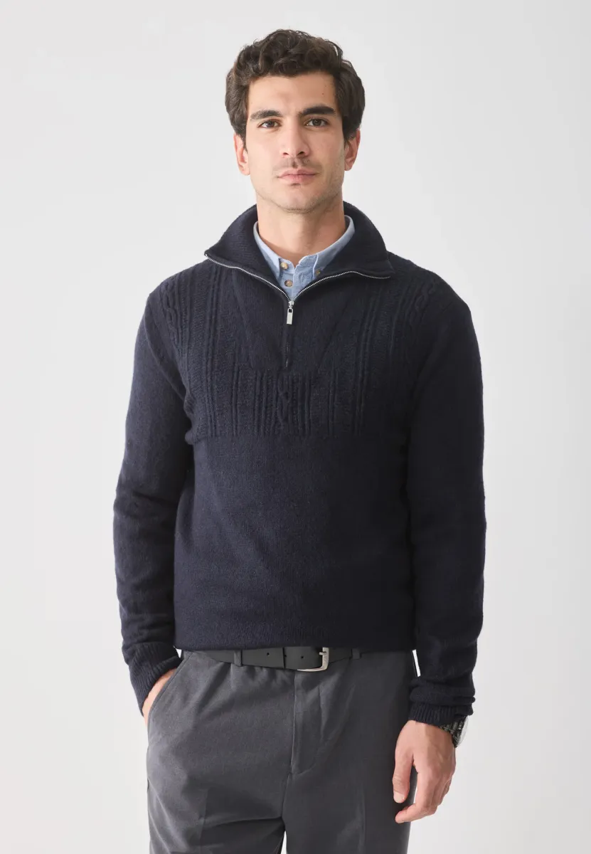 Strickpullover - navy