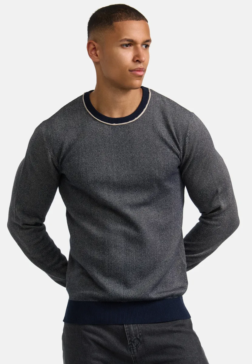 Strickpullover - navy