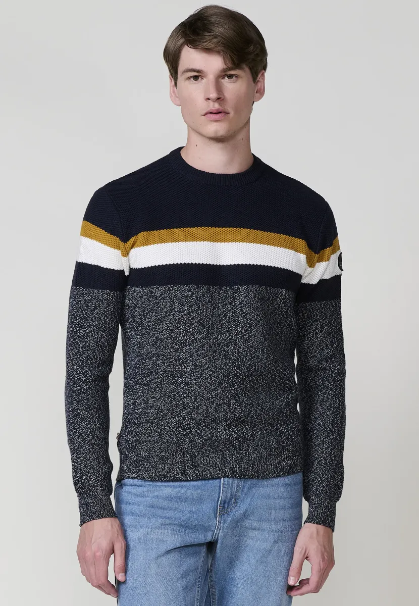Strickpullover - navy