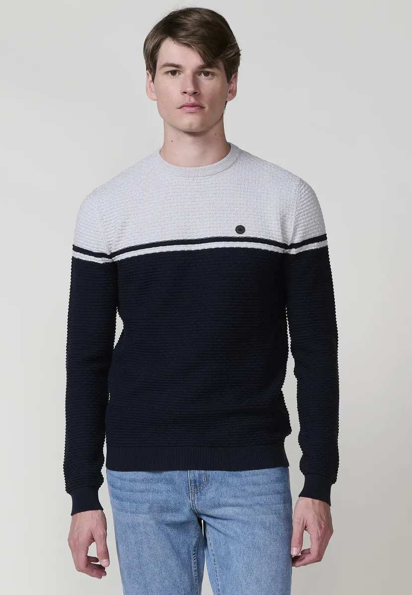 Strickpullover - navy