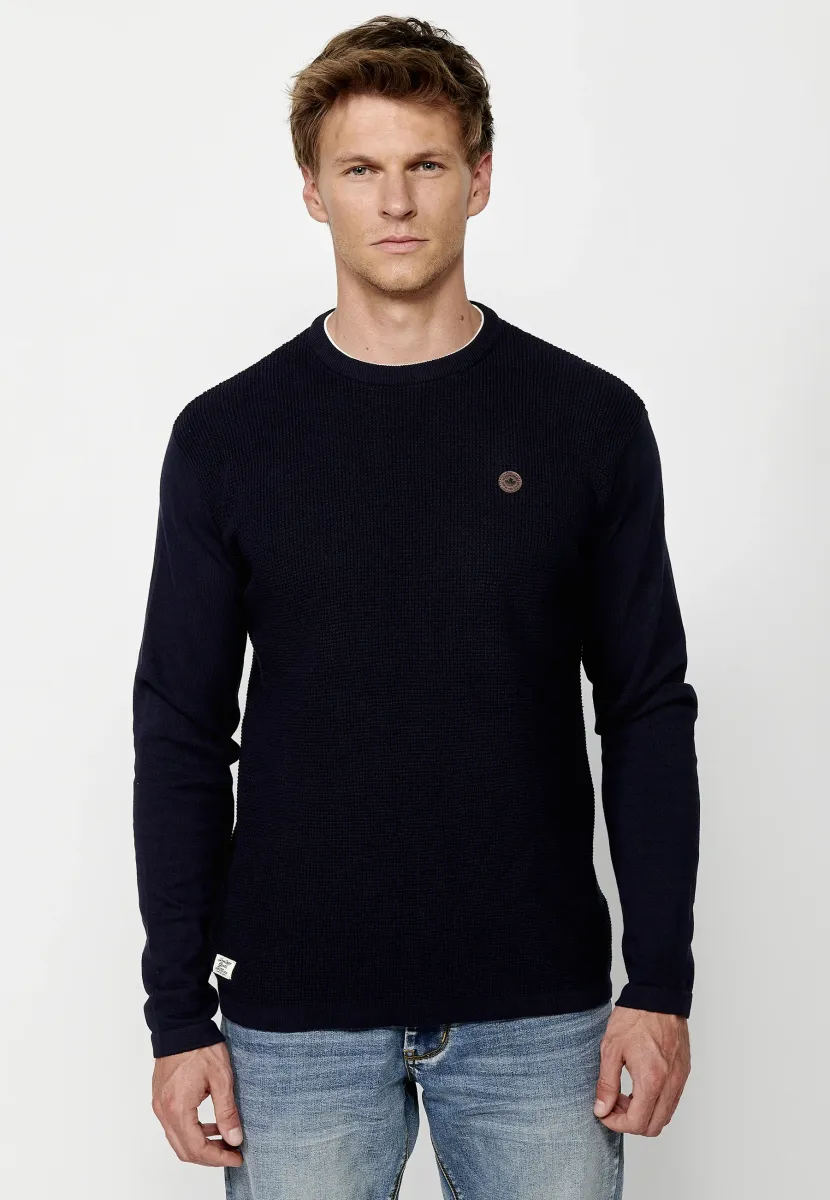 Strickpullover - navy