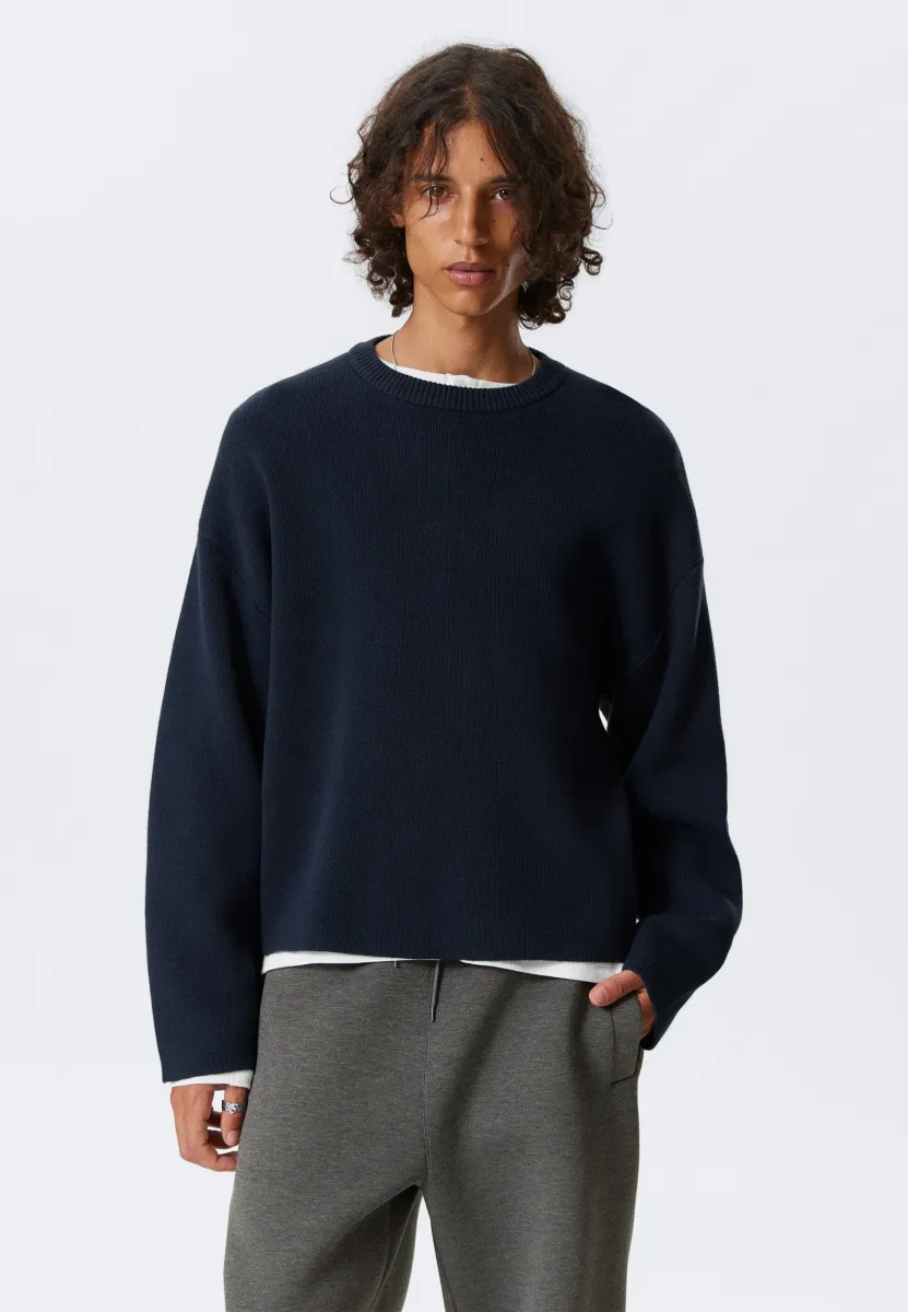 Strickpullover - navy