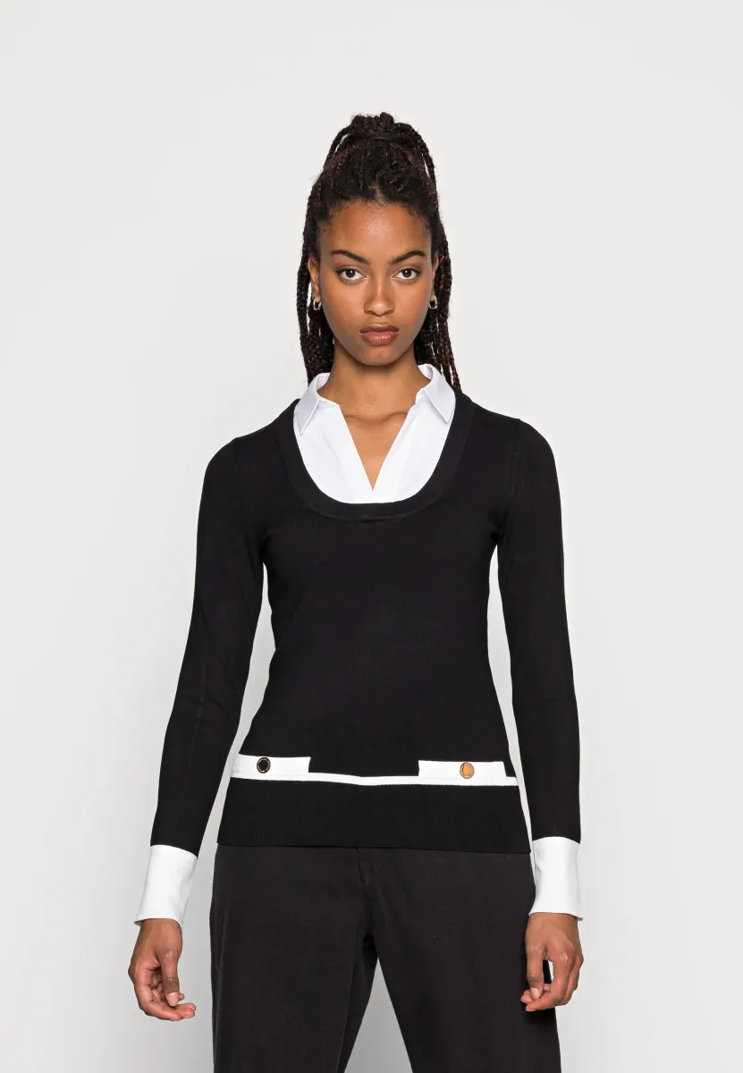 Strickpullover - noir