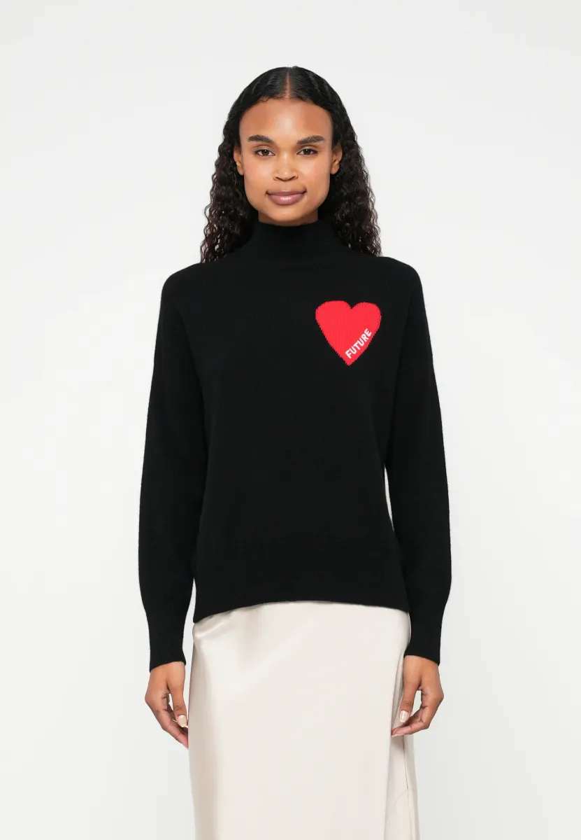 Strickpullover - noir