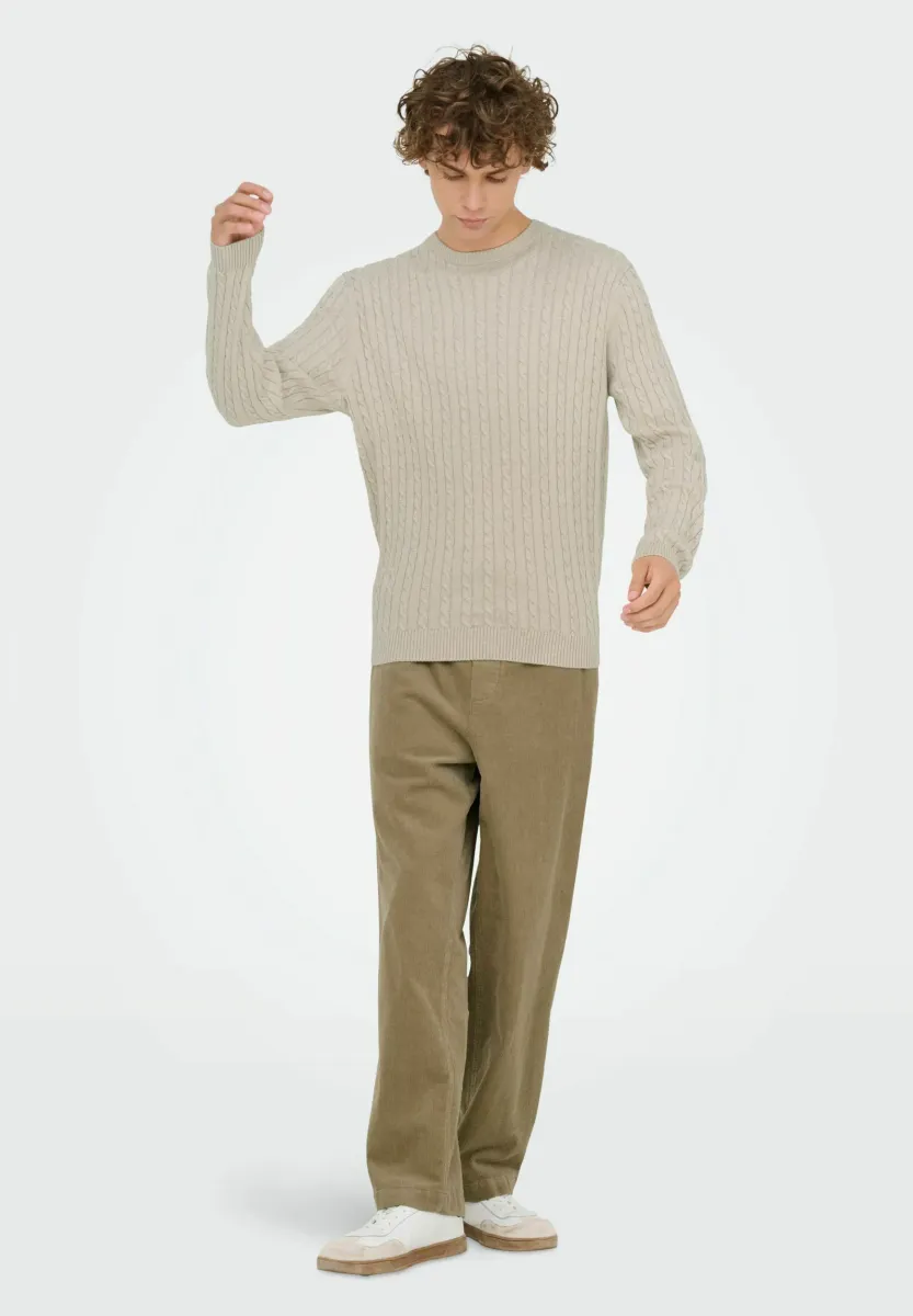 Strickpullover - oatmeal