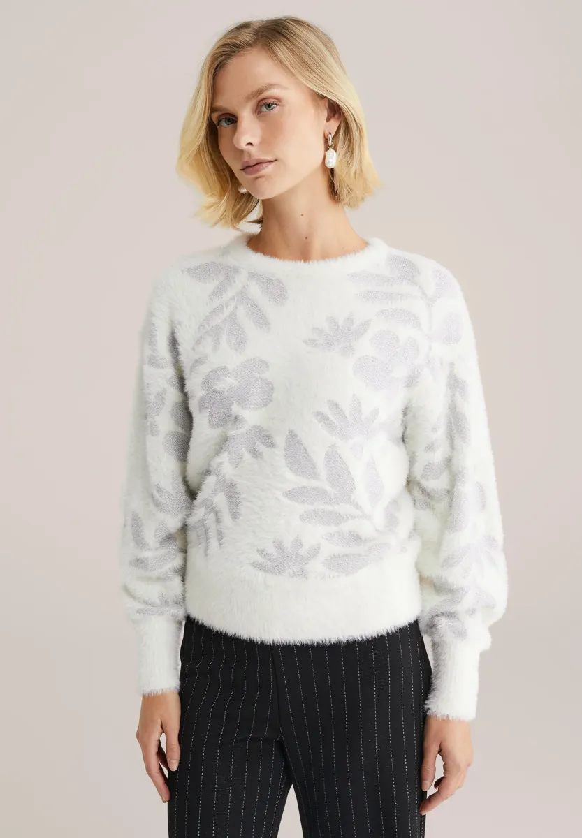 Strickpullover - off-white