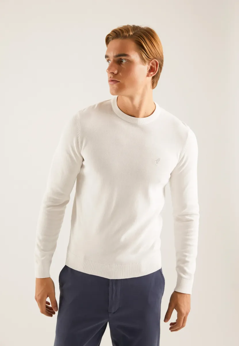 Strickpullover - off-white