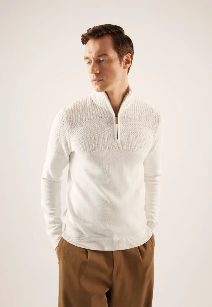 Strickpullover - off-white