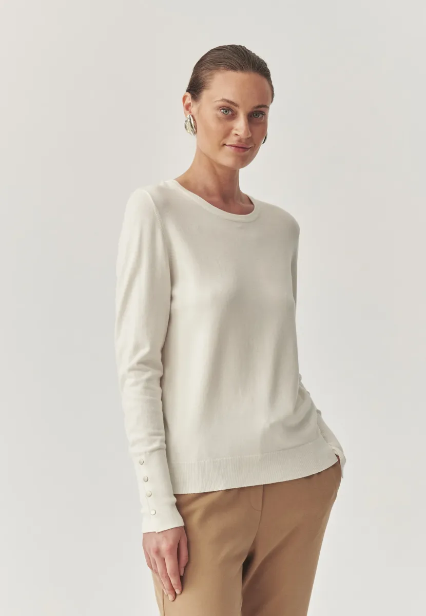 Strickpullover - off white
