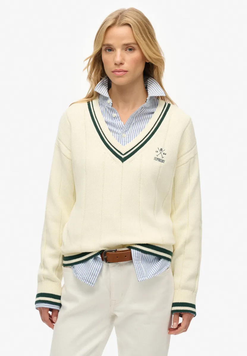 Strickpullover - off white