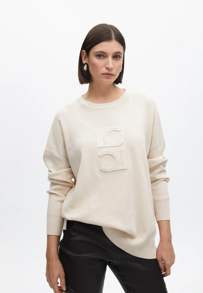 Strickpullover - off white