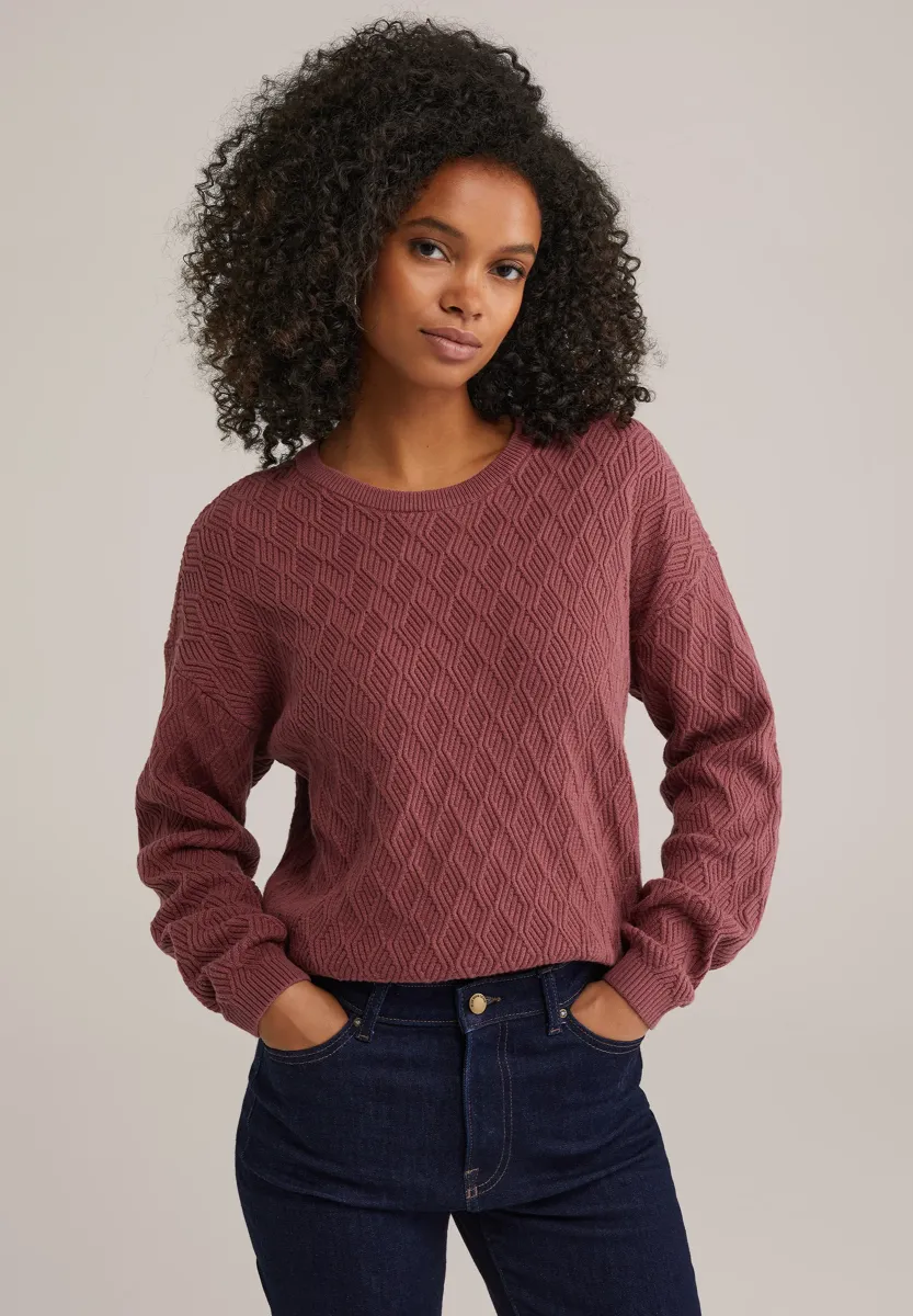 Strickpullover - old rose