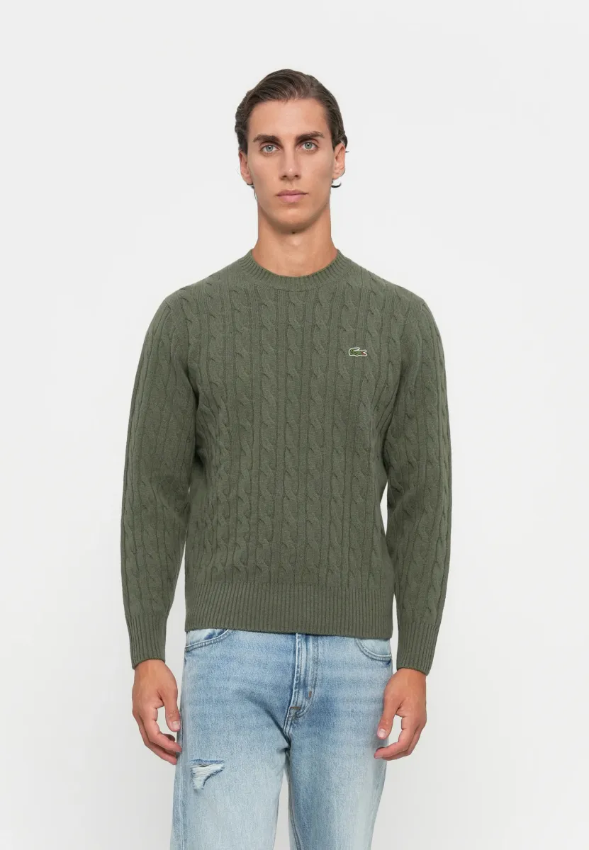 Strickpullover - olive