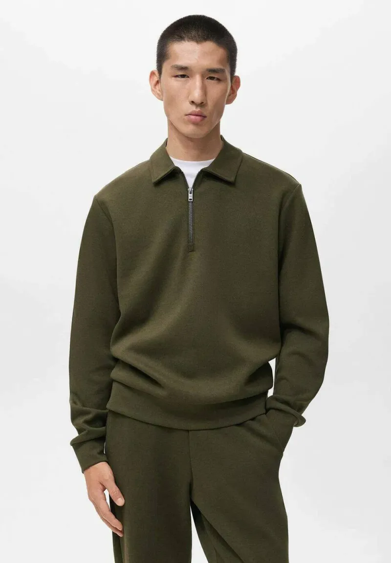 Strickpullover - olive
