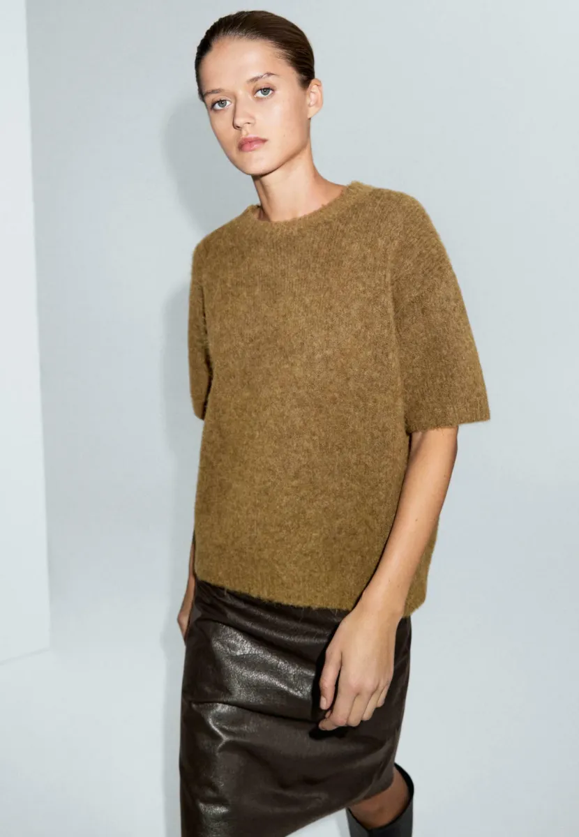 Strickpullover - olive