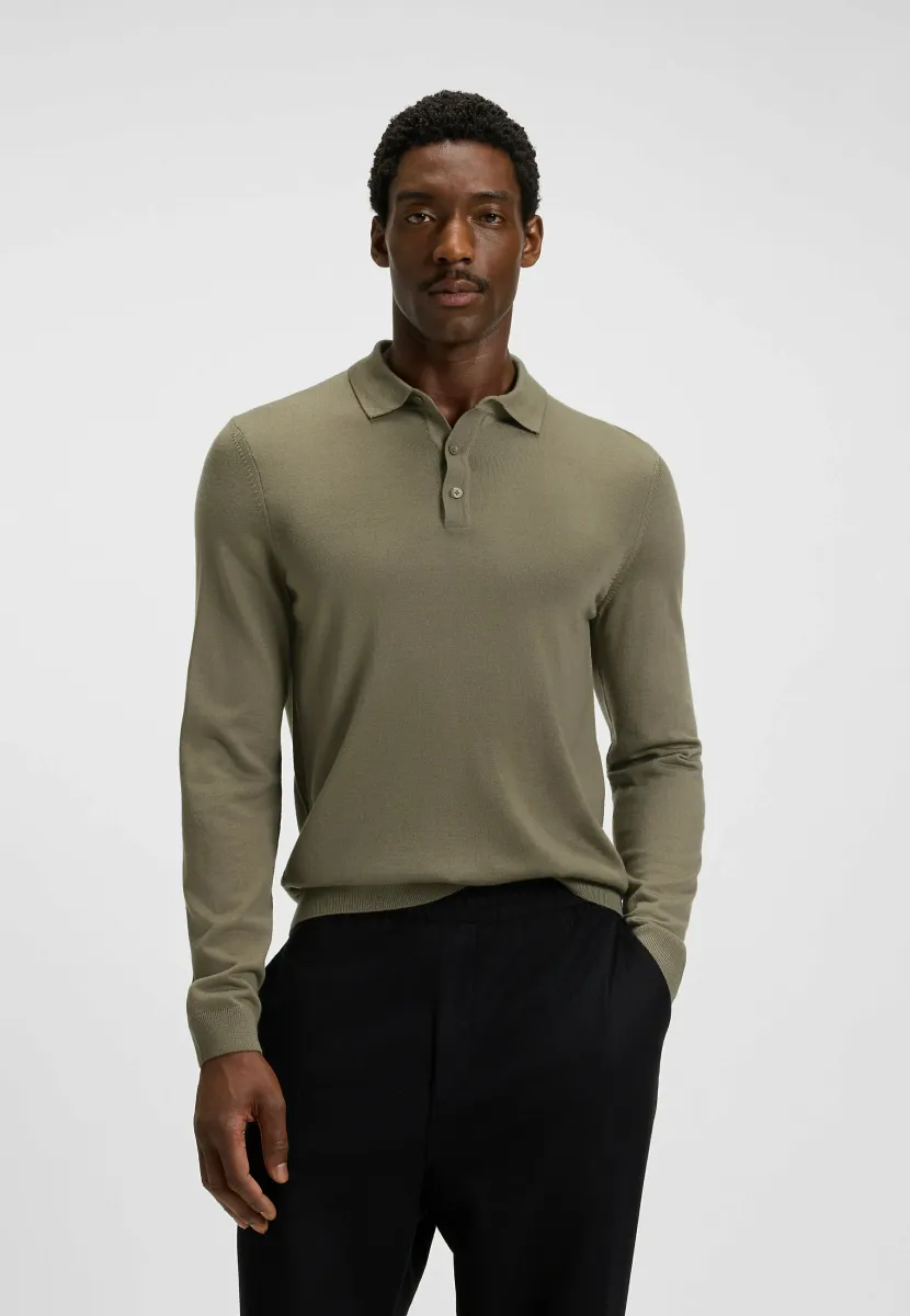 Strickpullover - open brown five
