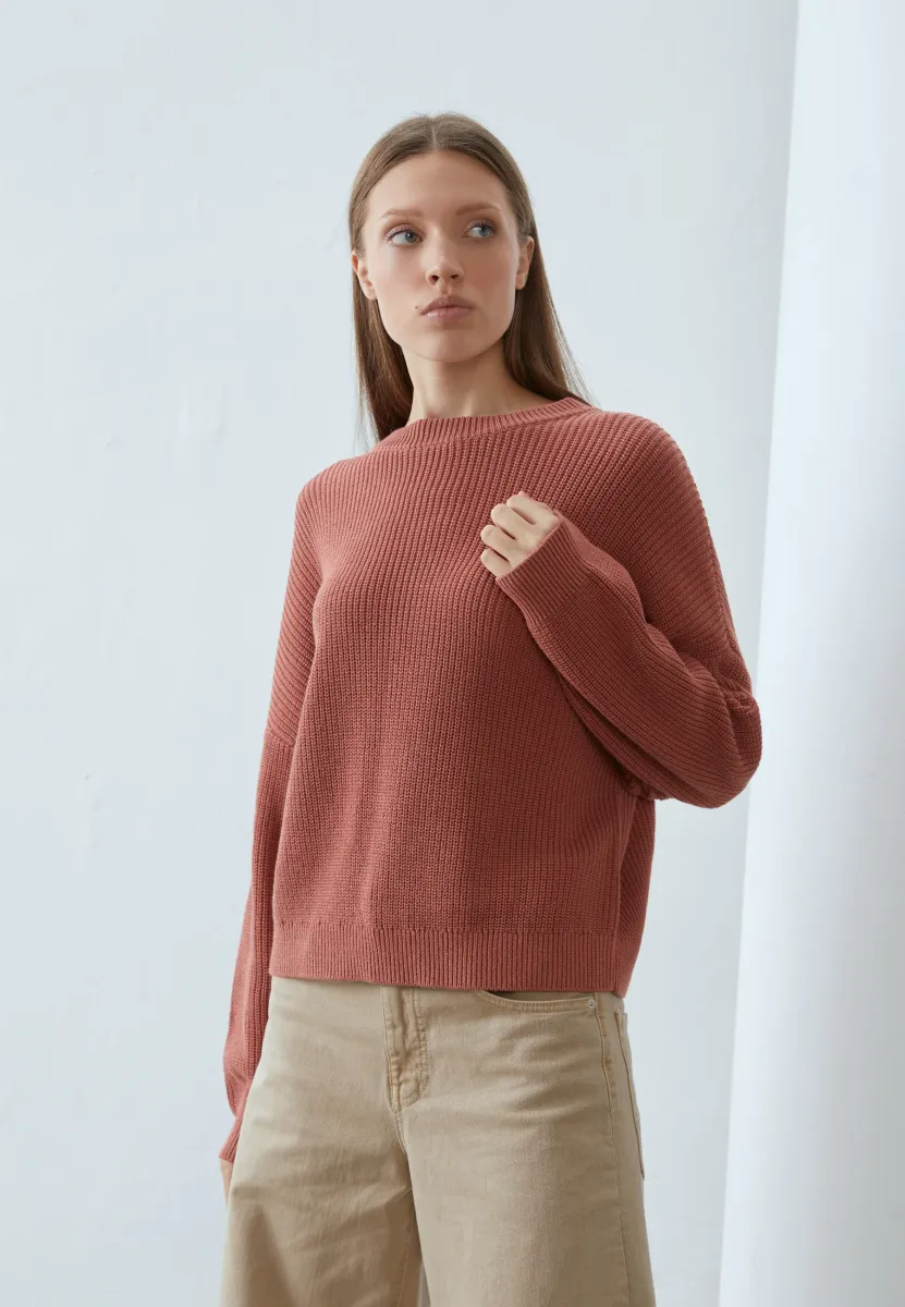 Strickpullover - orange