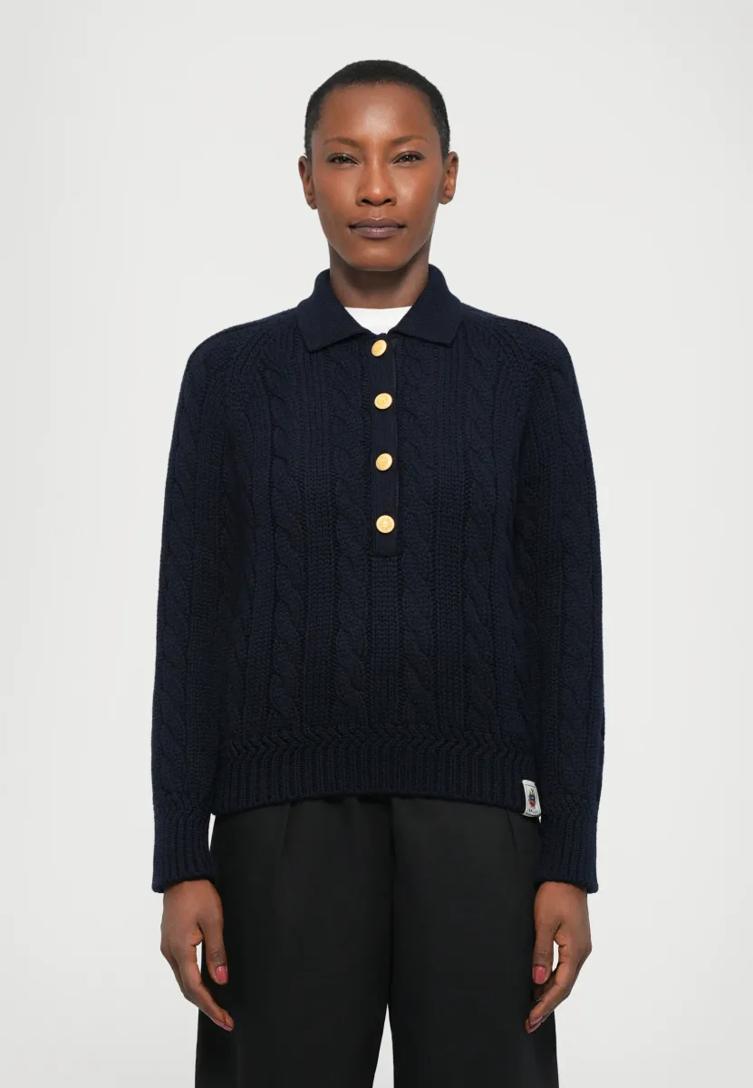 Strickpullover - peacoat