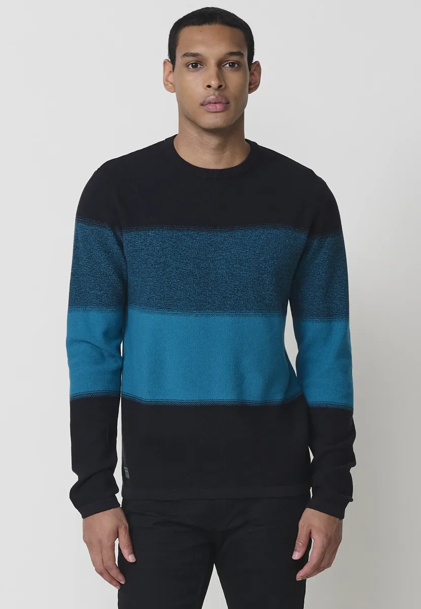 Strickpullover - petroleo   dark green