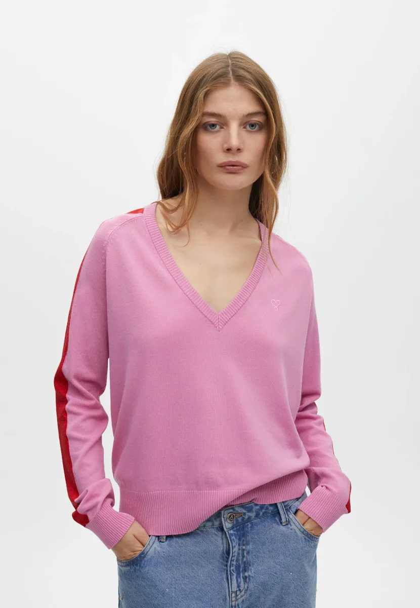 Strickpullover - pink