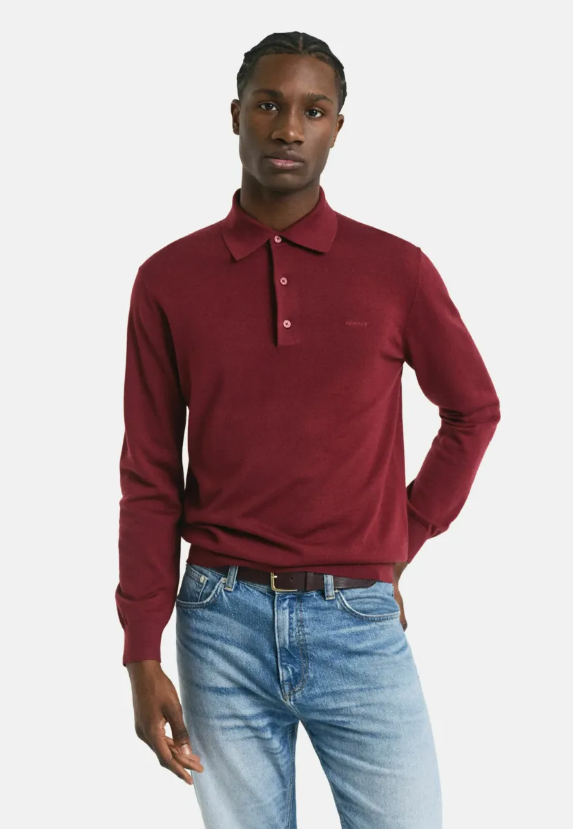 Strickpullover - plumped red