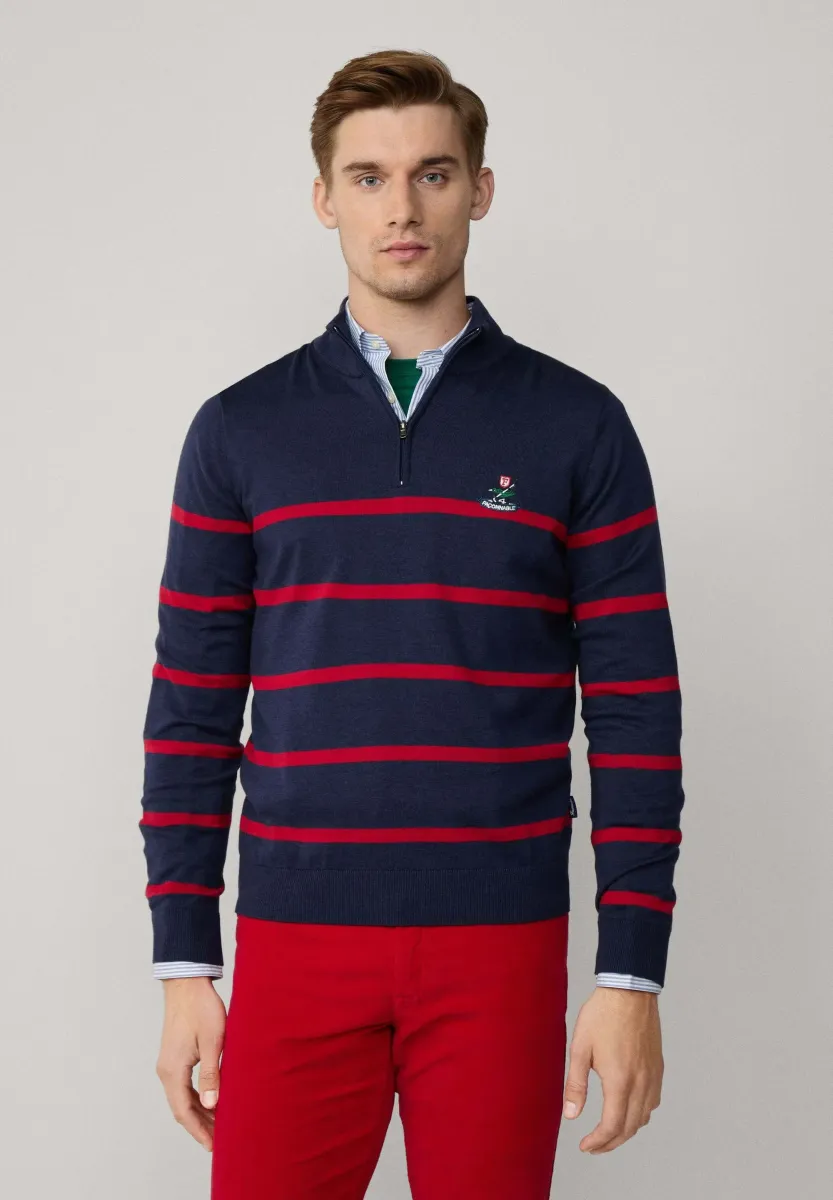 Strickpullover - pop blue