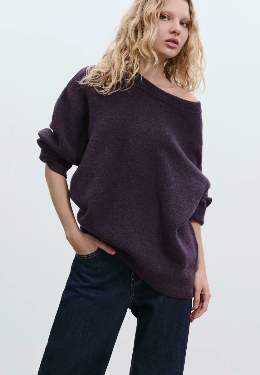 Strickpullover - purple