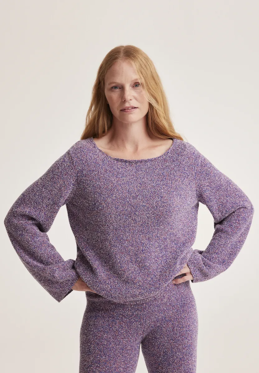 Strickpullover - purple