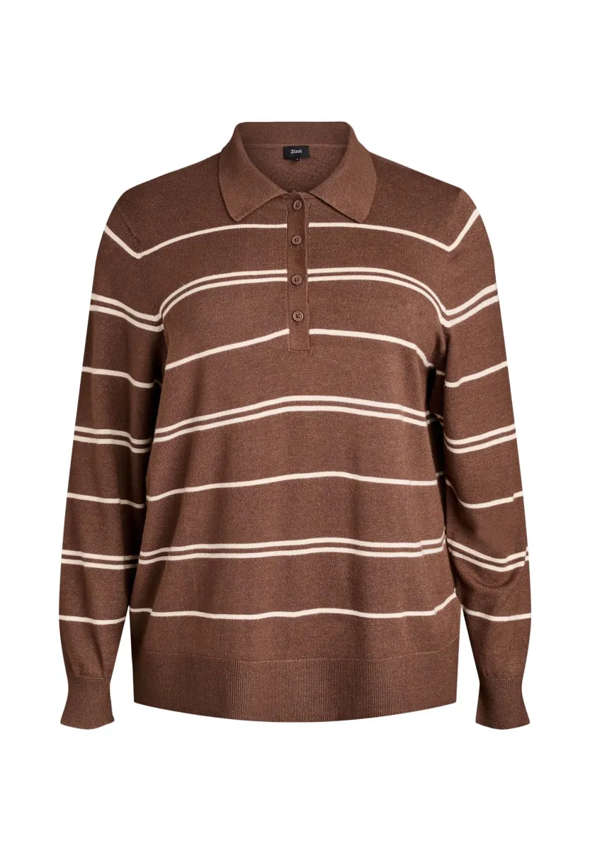 Strickpullover - rain drum comb
