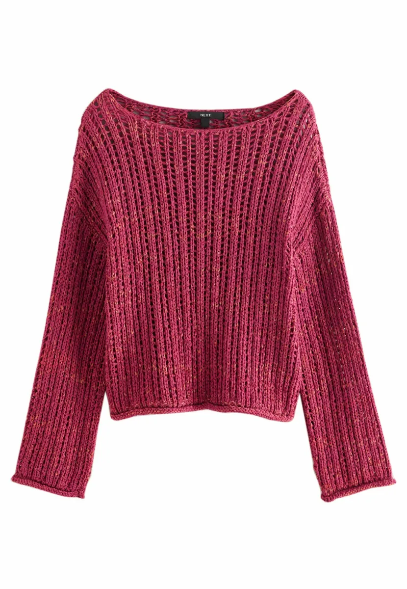 Strickpullover - red