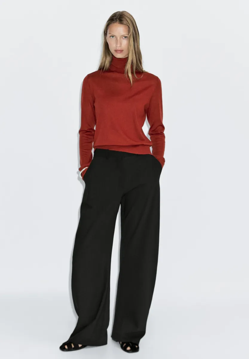 Strickpullover - red