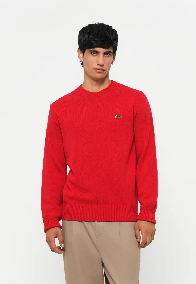 Strickpullover - red