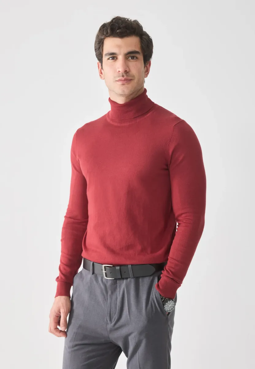 Strickpullover - red