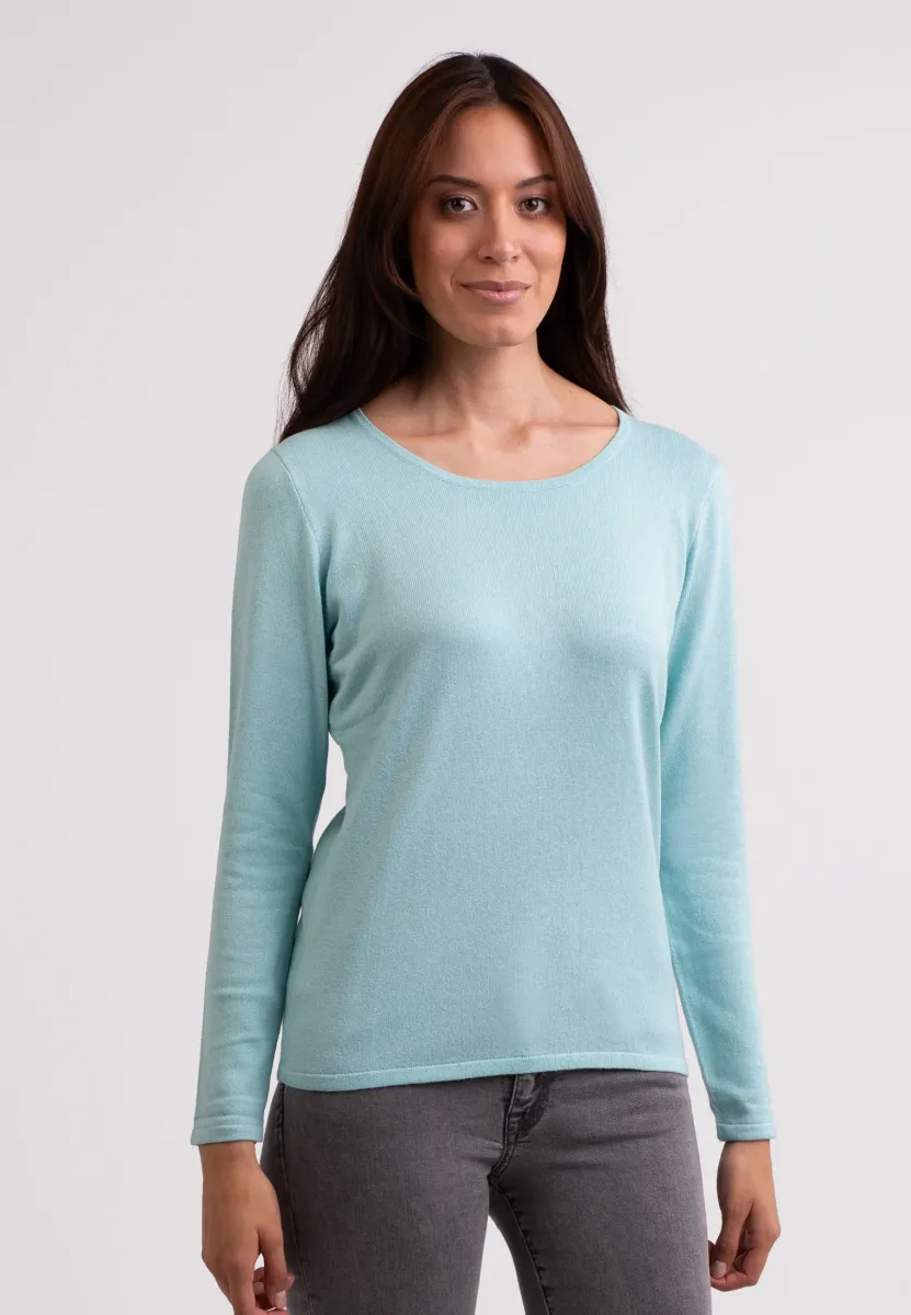 Strickpullover - reflexion hellgrün