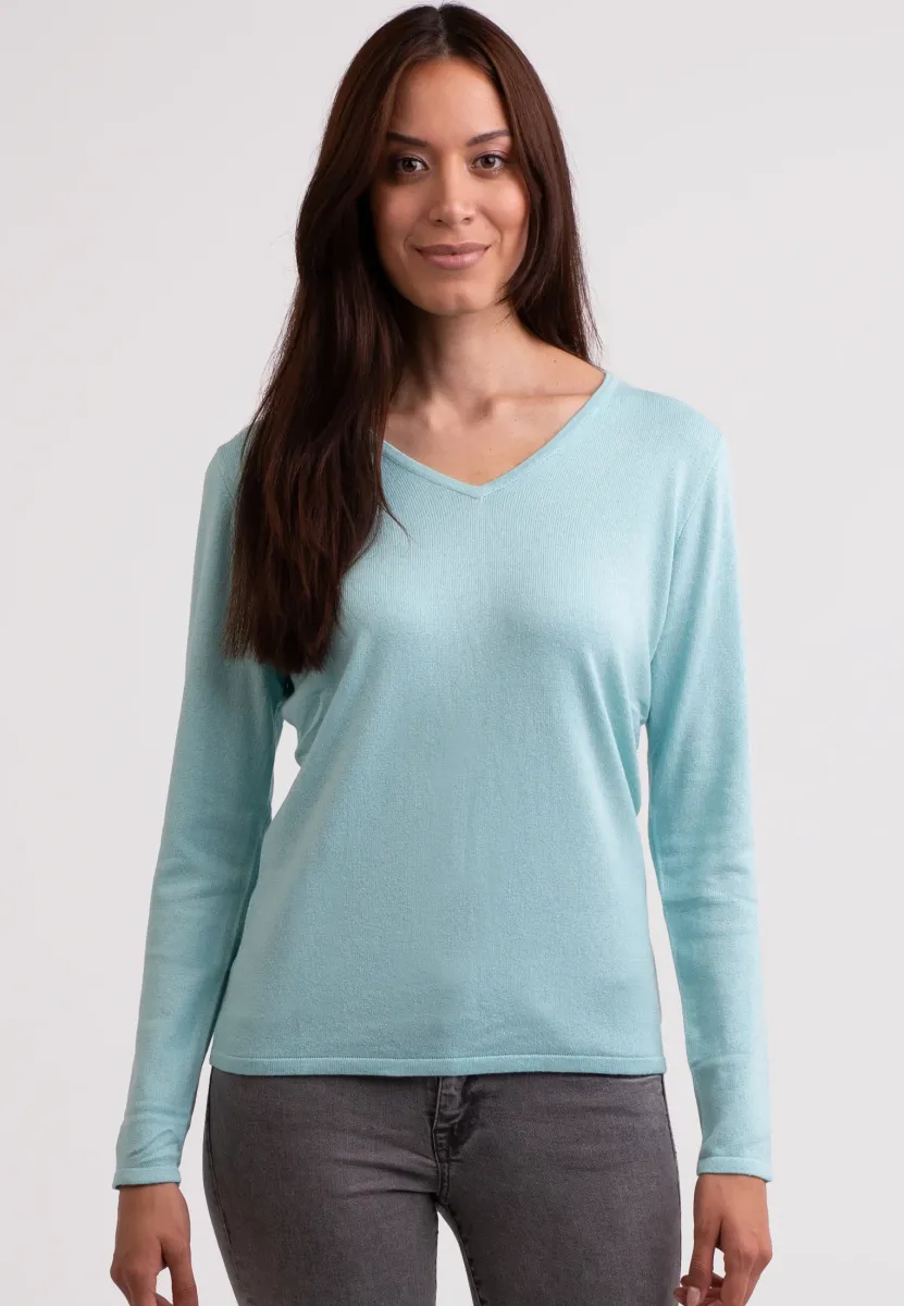 Strickpullover - reflexion hellgrün