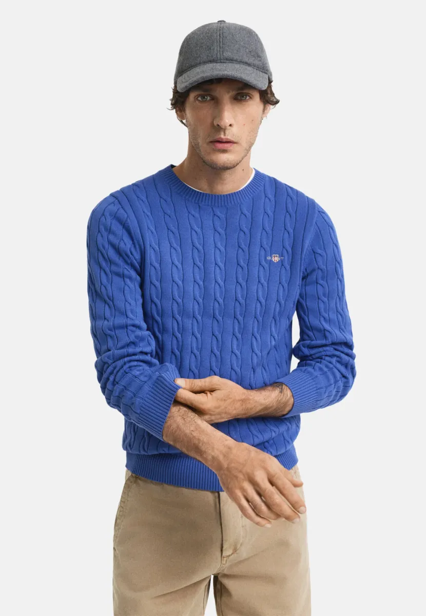 Strickpullover - rich blue