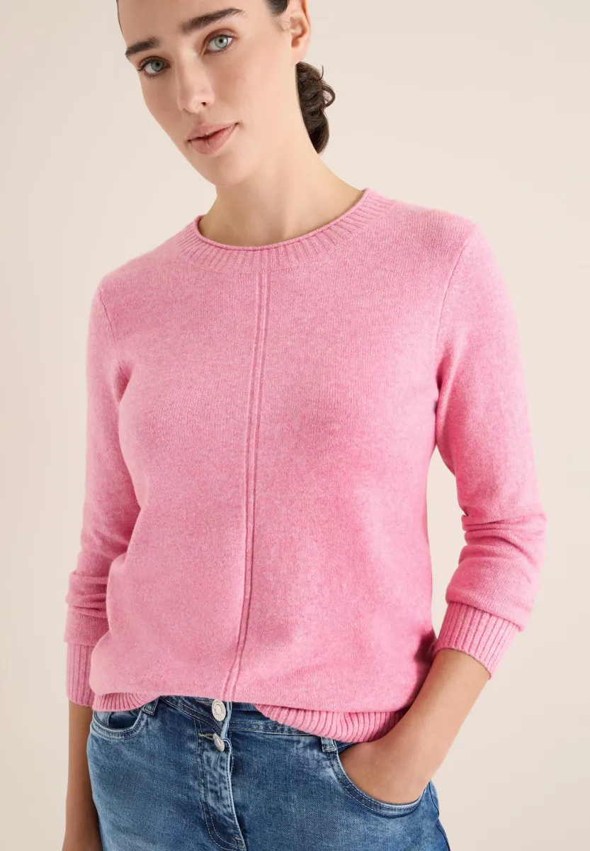 Strickpullover - rosa