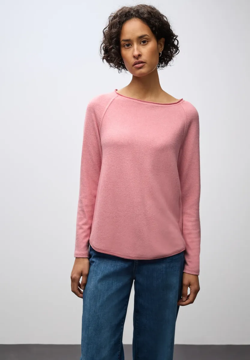 Strickpullover - rosa