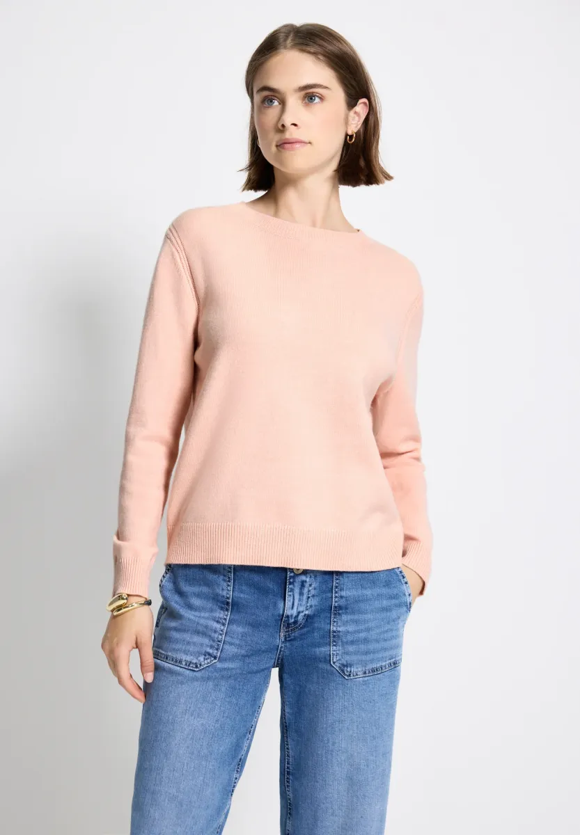 Strickpullover - rosa