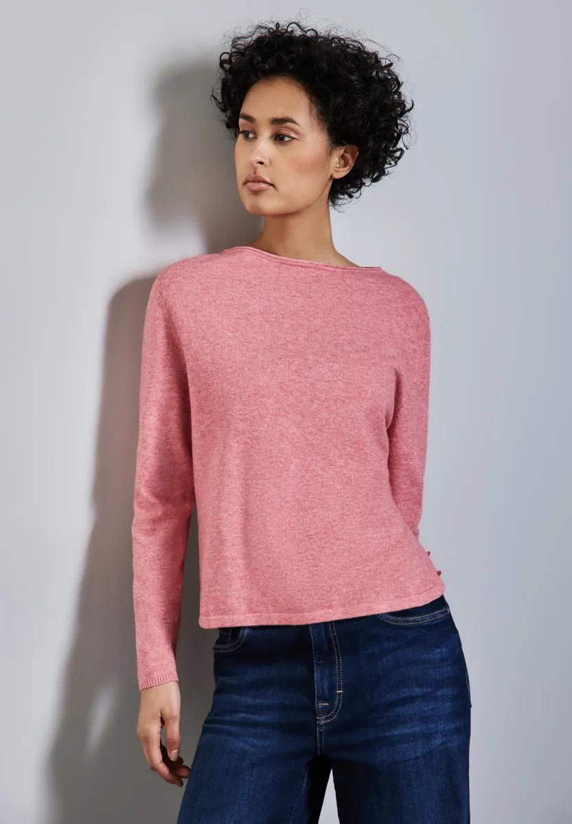Strickpullover - rosa