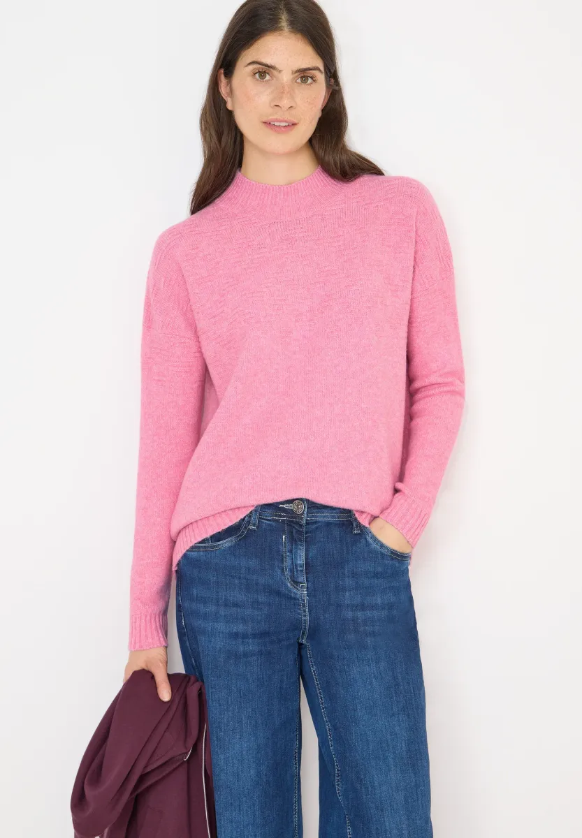 Strickpullover - rosa