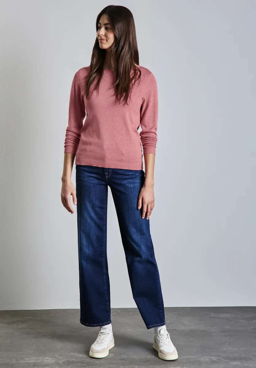Strickpullover - rosa