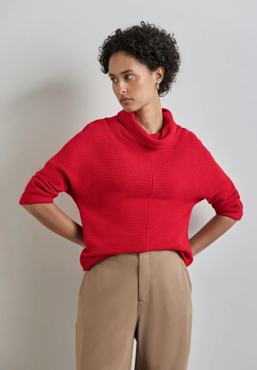 Strickpullover - rot