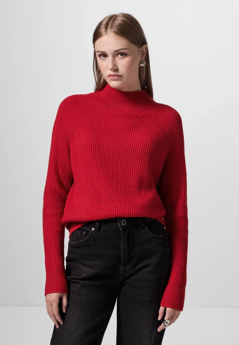 Strickpullover - rot