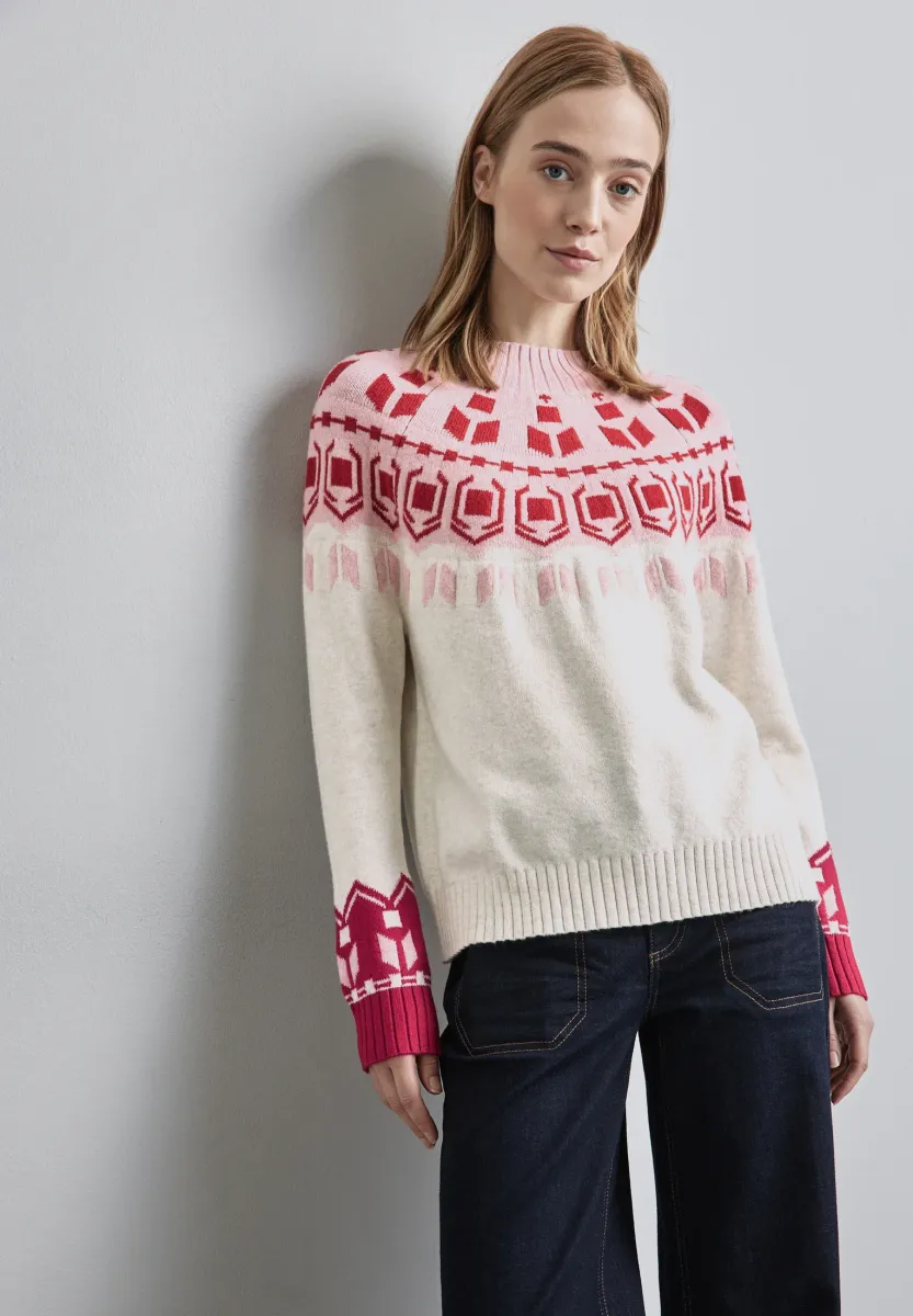 Strickpullover - rot