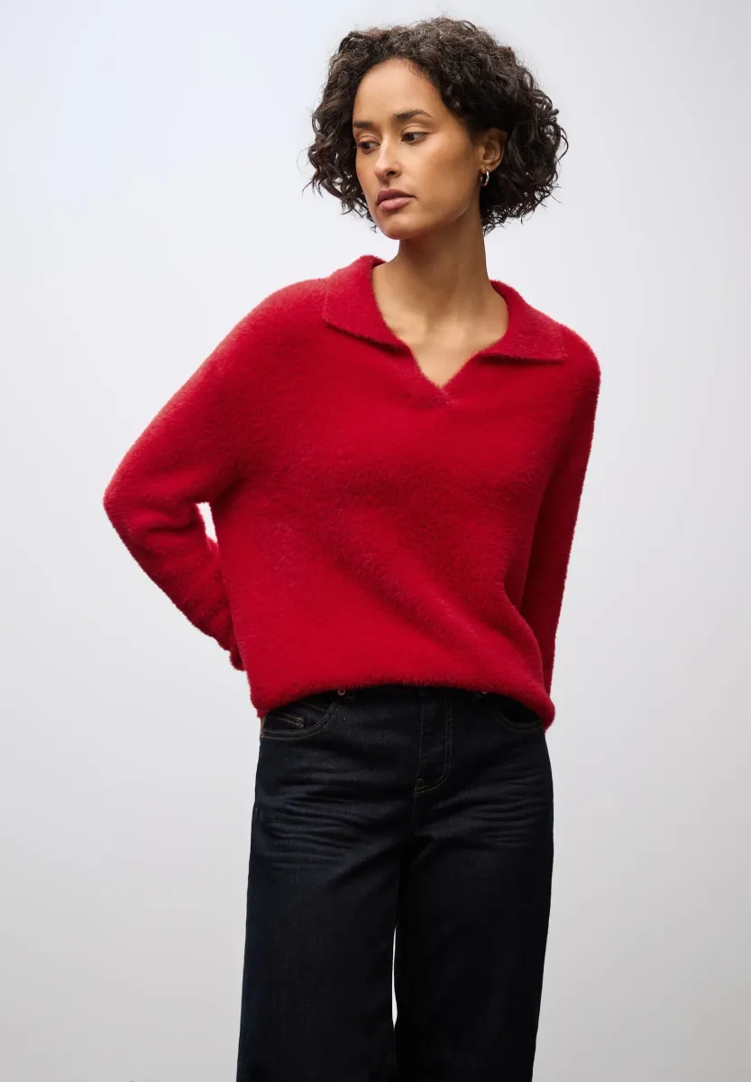 Strickpullover - rot